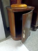 Contemporary Single Door End Table / Cabinet.