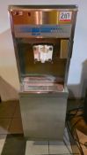 TAYLOR SOFT 8752-27 SERVE ICE CREAM MACHINE, S/N J8011520 (208-230V) (MISSING HANDLE)