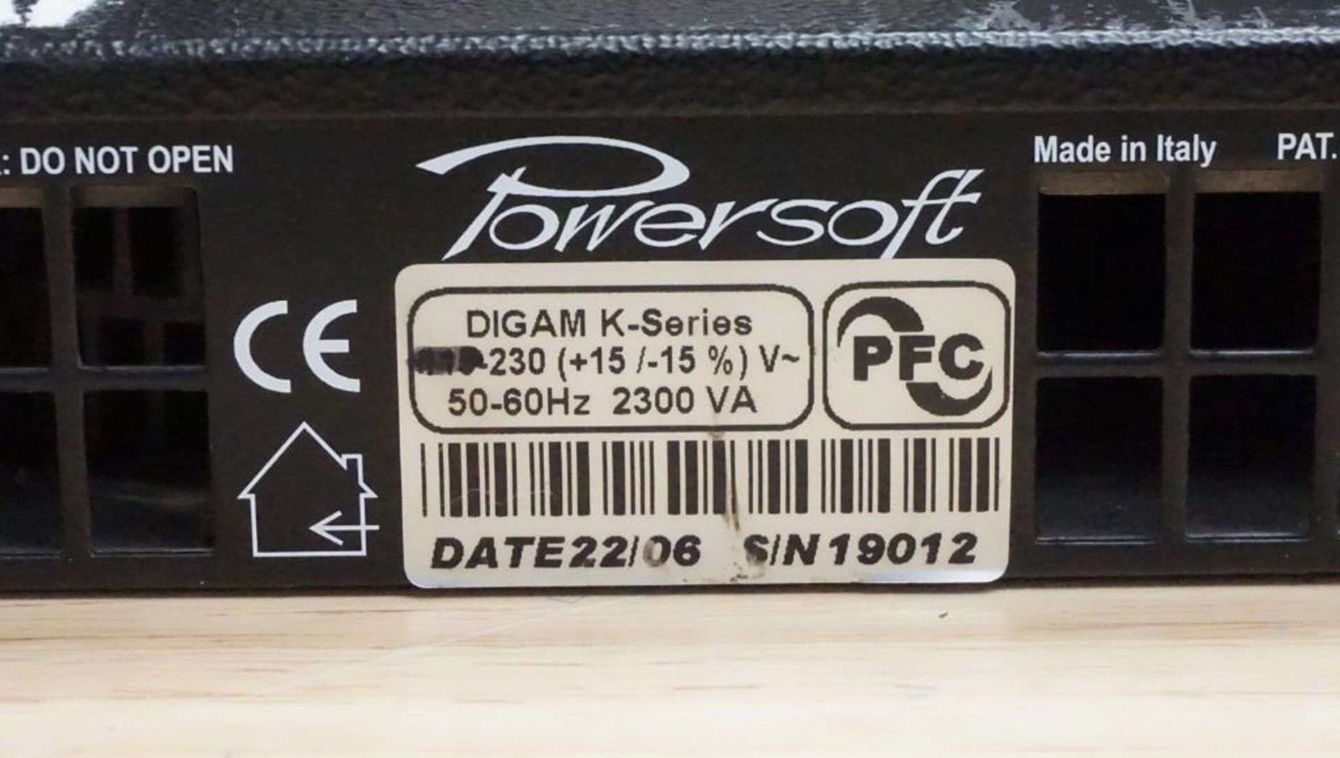 POWERSOFT DIGAM K8 AMPLIFIER