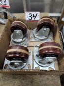 LOT - BESTWAY BROWN 4" SWIVEL CASTERS