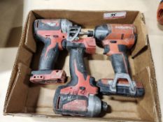 LOT - HILTI SID-22 21.6V BATTERY SCREW GUNS (NO BATTERIES)