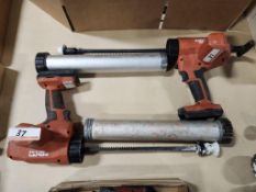 UNITS - HILTI CD 4-22 21.6V BATTERY CAULKING GUNS (NO BATTERIES)