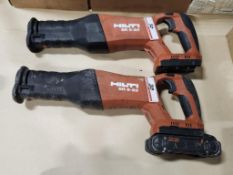 UNITS - HILTI SR 6-22 21.6V SAWZALL W/ (1) BATTERY, NO CHARGER
