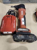 HILTI SPN 6-22 21.6V BATTERY NIBBLER W/ (1) BATTERY, (1) CHARGER