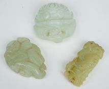 Jade-Tiere und Grürtelschnalle