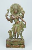 Hinduistisches Kultbild: Tanzender Vishnu