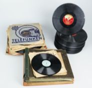 Sammlung Schellackplatten ca. 100 Stck., div. Formate 20. Jh.