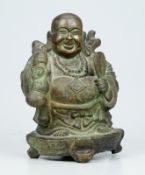 Dicker lachender Glücksbuddha