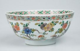 Große Kanton Schale Doucai Glasur Jongzheng Famille Verte