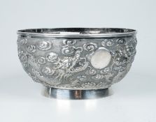 Drachenschale Marke "cs" China  925 19. JH.