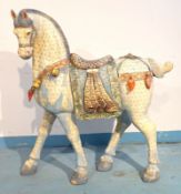 Riesiges Tang Pferd aus Bein China 20. Jh.