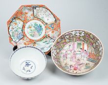 3 Porzellane China, 19. Jh.