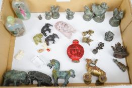 Sammlung asiatischer Bronzen 28 Stck.