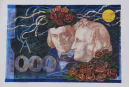 Kloth, Micha: "Das kommt nie wieder. 8 Kunstdrucke zum Abschied d. DM-Banknoten", 2000/01