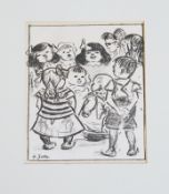 Zille, Heinrich: "Singende Kinder", 1916