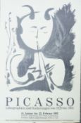 Picasso, Pablo: Plakat "Picasso. Lithographien und Radierungen von 1920 bis 1963"