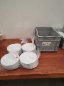Appears to be, White porcelain dinner plates