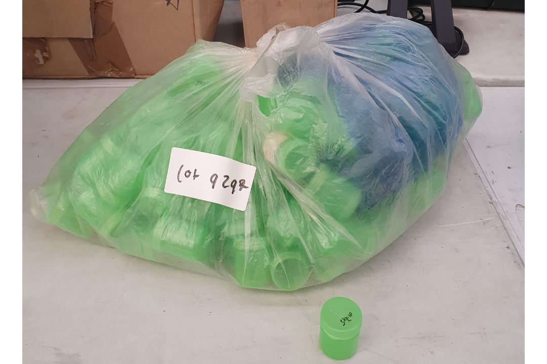 Bag Of Small Plastic Tubs  - Image 1 of 2