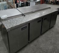 4 Door Fosters Prep Fridge