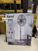 (New) 16' Icycool Cooper Pedestal Fan (Box Slightly Damaged)