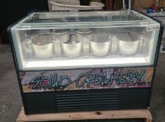 Gelolab - Ice Cream Display Case Model SCACCO MATTO 12, For 7 Tubs