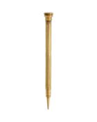 SAMPSON MORDAN & CO - A gold propelling pencil.