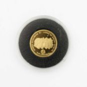 A cased Bradford Exchange QEII 2015 full sovereign gold proof coin.