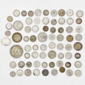 GB - A selection of George V & VI post 1920 .500 silver coinage.