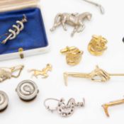 A selection of horse-related jewellery.