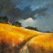 David GAINFORD (1941) Cornfields, West Penwith