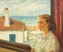Annella DAVID (?-1968) At The Window (1936)