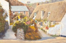 Nancy BAILEY (1913-2012) Cadgwith Cottages (1995)