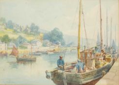 Louis MORTIMER (1877-1955) Bideford Quay