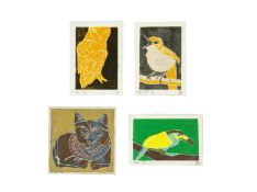 Benjamin CARRIVICK (1980) Four Linocuts