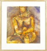Angela LYLE (1946) Seated Nude
