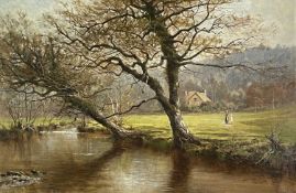 Arthur Bevan COLLIER (1832-1908) On the River Inny