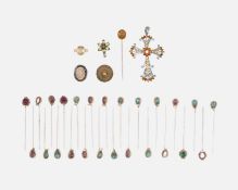 A selection of costume jewellery.