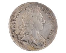 GB - A William III 1696 crown coin.