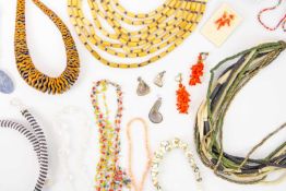 A selection of costume jewellery.