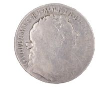GB - William & Mary, 1689 silver halfcrown coin.