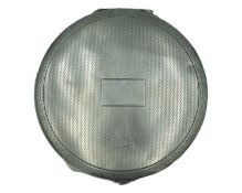 A George VI silver compact by Deakin & Francis Ltd.