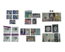 GB Royal Mint Brilliant Uncirculated special issue coins, mainly £5 crowns.