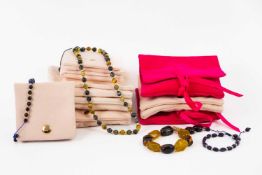 A collection of semi-precious stone jewellery by Lola Rose.