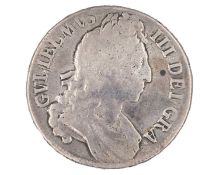 GB - A William III 1696 crown coin.
