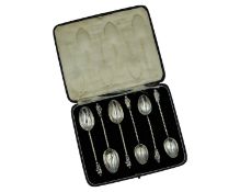 A set of three Victorian silver apostle teaspoons by George Unite & Sons.