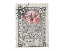 Syria government Ottoman revenue stamp.