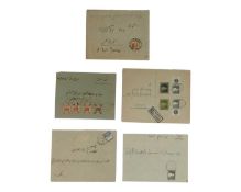 Palestine British Occupation Covers 1921 - 1946 x5.