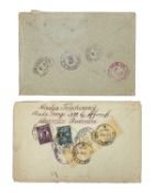 Russian and Romanian registered letters x2.