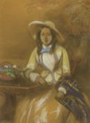 Frederick CRUICKSHANK (1800-1868) Portrait of Agnes Maria Smith nee Mitford, Wife of Reverend John J