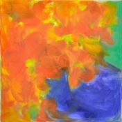 Edwina BROADBENT (1945, St Ives Society of Artists) Tipsy Nasturtiums (2025)